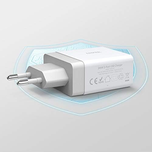 Anker 24W 2 Port USB Ladegerät mit PowerIQ Technologie, Reise Ladegerät für iPhone, iPad, Samsung - Miyashop24