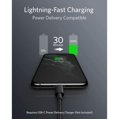 Anker 331 USB-C auf Lightning Kabel New Nylon Ladekabel (100cm) Geeignet für iPhone