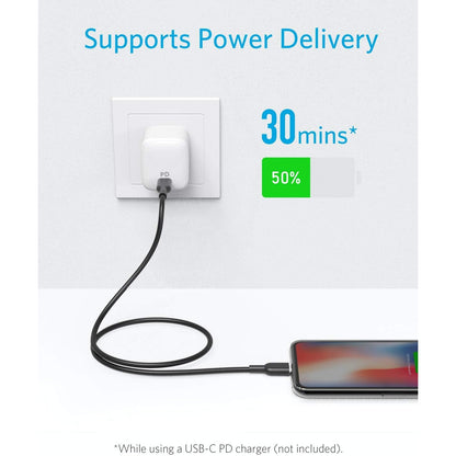 Anker PowerLine II USB C auf Lightning Kabel,90 cm lang, MFi-Zertifiziert, für iPhone