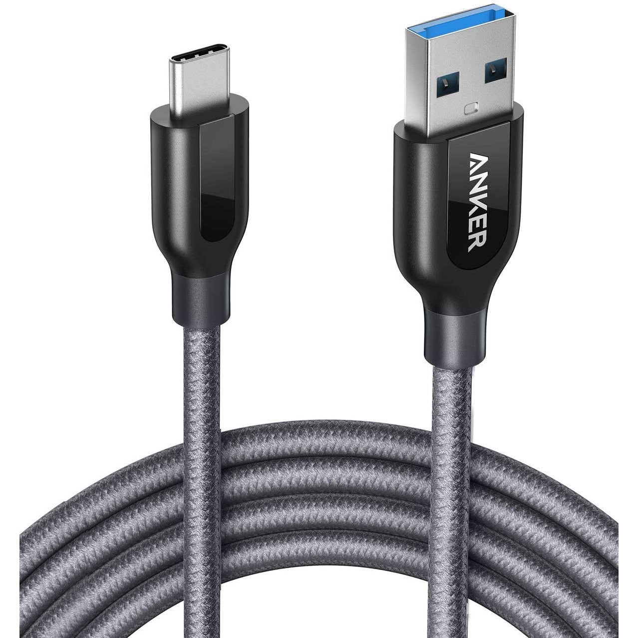 Anker Powerline+ 0.9m USB C Kabel auf USB 3.0 A, Beständig für USB Typ-C Geräte