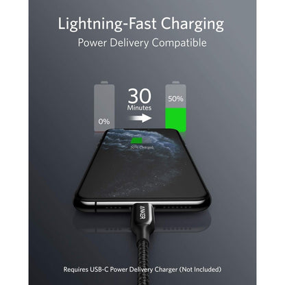 Anker Powerline+ III USB - C auf Lightning Ladekabel 180cm lang,Lightning Kabel mit MFi Zertifizierung für iPhone - Miyashop24