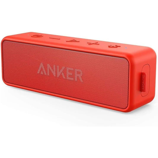 Anker SoundCore 2 Bluetooth Lautsprecher, Fantastischer Sound, Enormer Bass mit Dualen Bass-Treibern