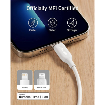 Anker iPhone Ladekabel Powerline III Lightning Kabel 90 cm lang extrem strapazierfähig MFi - zertifiziertes Ladekabel für iPhone - Miyashop24