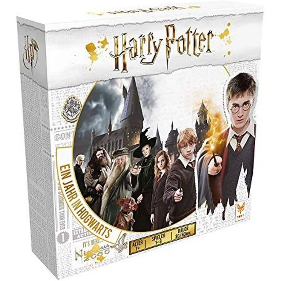 Asmodee | Topi Games | Harry Potter: Ein Jahr in Hogwarts | Familienspiel | Brettspiel | 1-8 Spieler