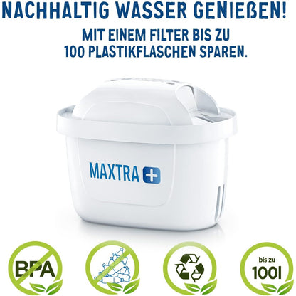 BRITA Wasserfilter-Kartusche MAXTRA+ 4 Stück Kartuschen für alle BRITA Wasserfilter