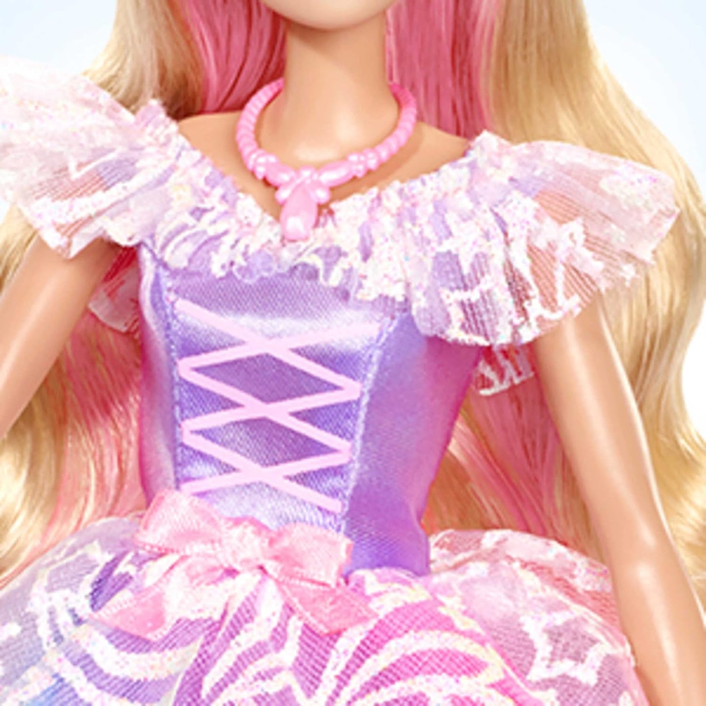 Barbie GFR45 Dreamtopia Ballkleid Prinzessin blond mit glitzerndem regenbogenfarben