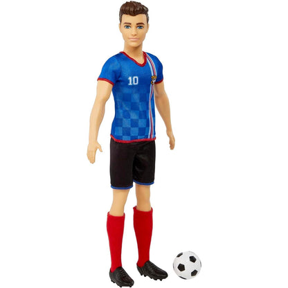 Barbie HCN15 You Can Be Anything Serie, Ken Fußballspieler Puppe, Ken Puppe