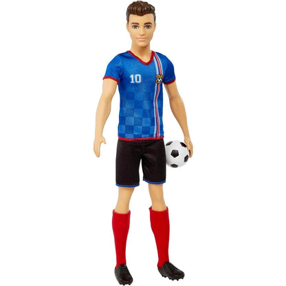 Barbie HCN15 You Can Be Anything Serie, Ken Fußballspieler Puppe, Ken Puppe