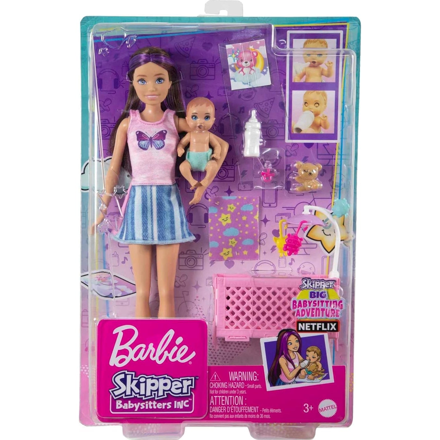 Barbie HJY33 Skipper Babysitter Inc Skipper Big Babysitting Adventure Miyashop24