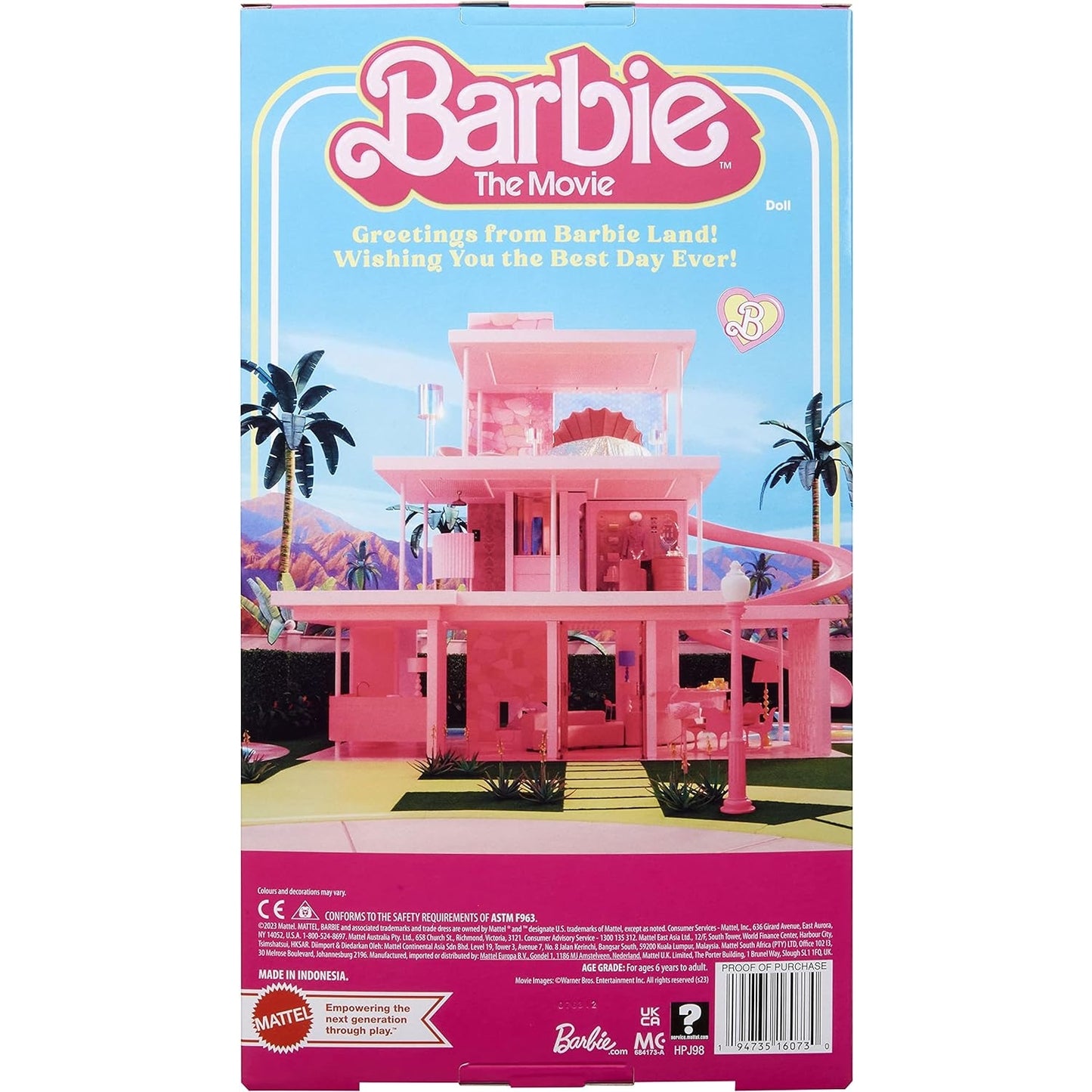 Barbie HPJ98 The MOVIE Puppe Filme Fans, Gloria im Pink-Hosenanzug America Ferreras