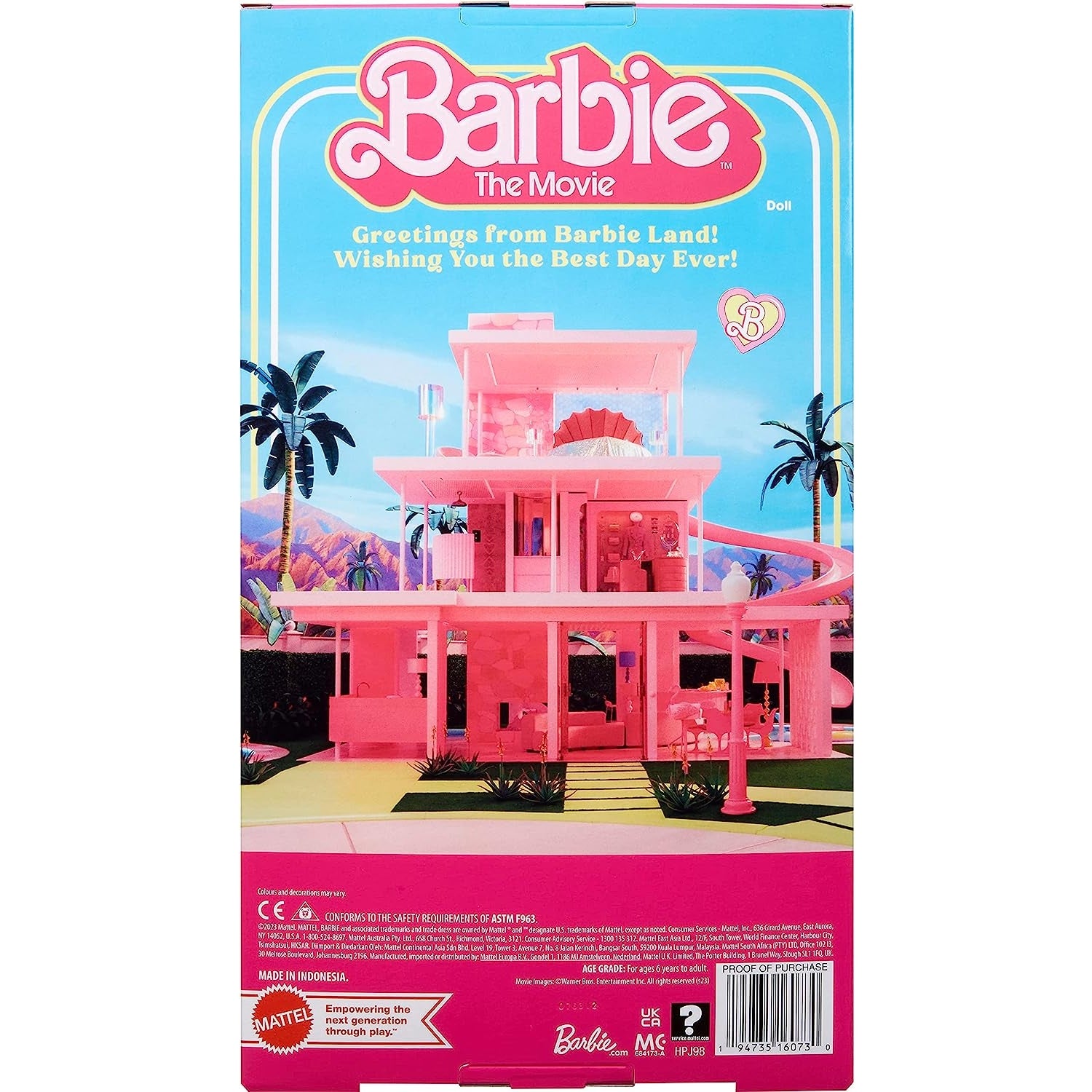 Barbie HPJ98 The MOVIE Puppe Filme Fans, Gloria im Pink-Hosenanzug America Ferreras