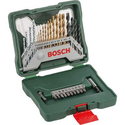 Bosch 30tlg. X-Line Titanium Bohrer und Schrauber Set (Holz, Stein und Metall, Zubehör Bohrmaschine)