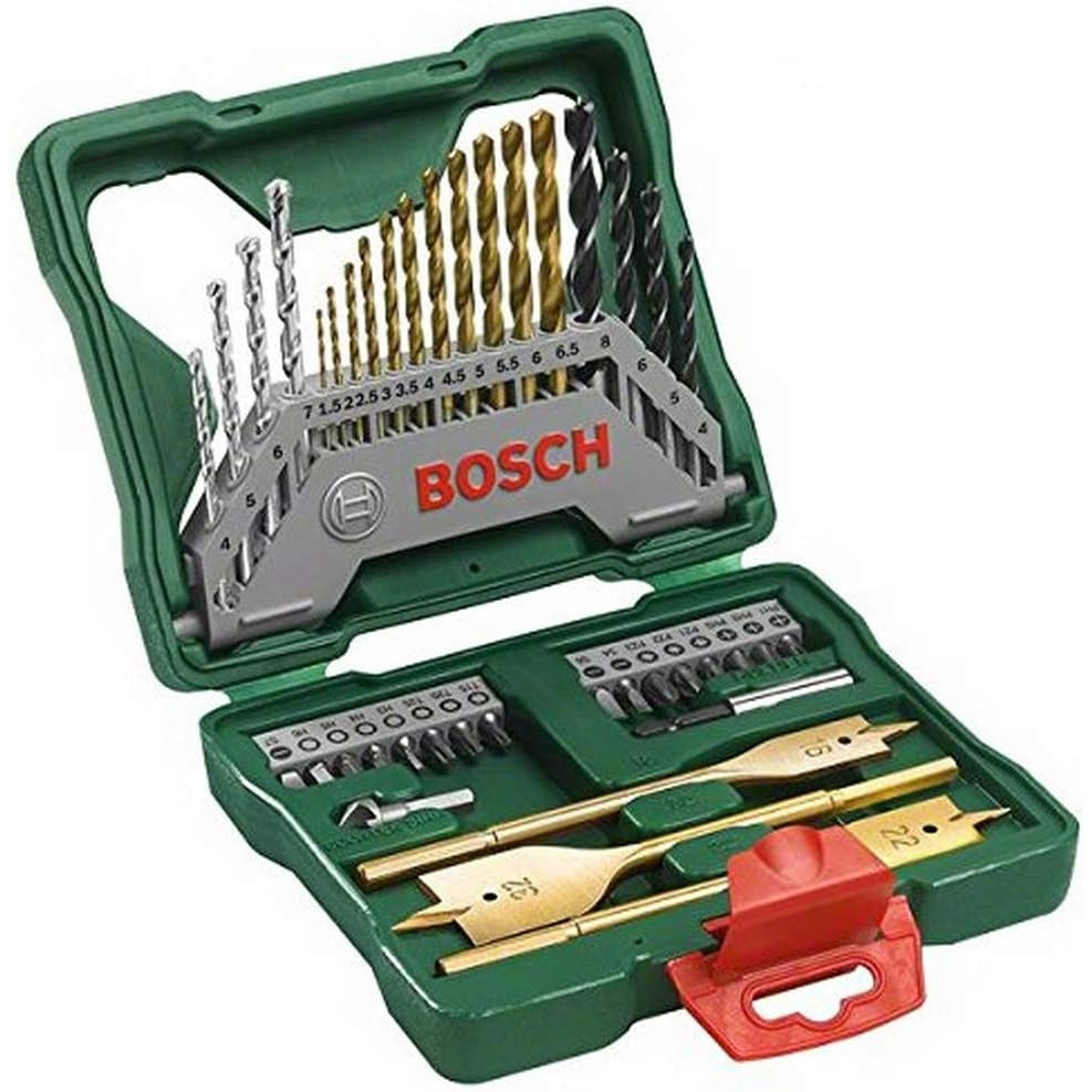 Bosch 40tlg. X-Line Titanium Bohrer und Schrauber Set Holz, Stein und Metall, Zubehör Bohrmaschine