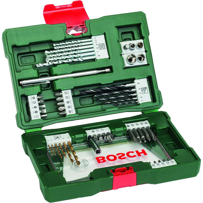 Bosch 48tlg. V-Line Titatium Bohrer und Bit Set (mit Magnetstab, für Holz, Stein und Metall, Zubehör Bohr- und Schraubwerkzeuge)