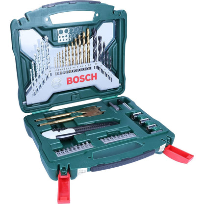 Bosch 50tlg. X-Line Titanium Bohrer und Schrauber Set (Holz, Stein und Metall, Zubehör Bohrmaschine)