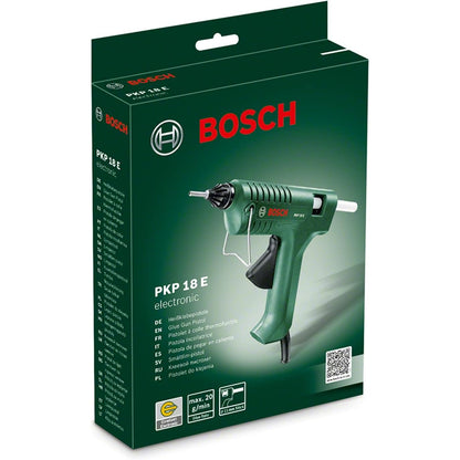 Bosch Klebepistole PKP 18 E 1x extralange Düse, 230 Volt Grün