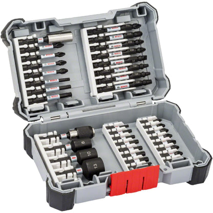 Bosch Professional 36 tlg. Schrauberbit Set (Impact Control, Pick and Click, Zubehör Schlagschrauber)