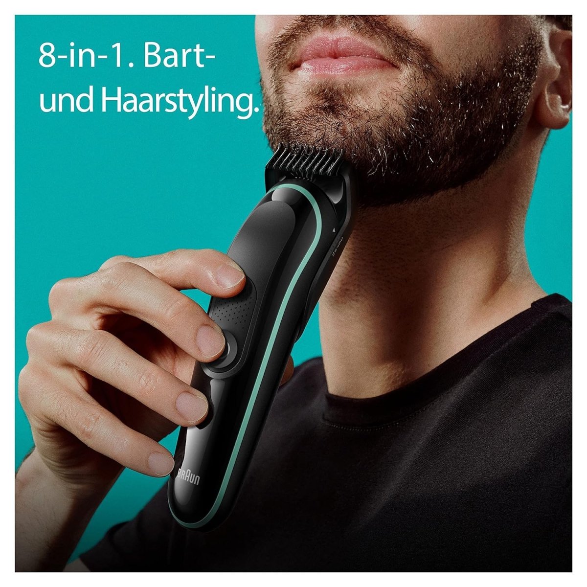 Braun All-In-One Bartpflege Bodygroomer Set, 8-in-1 Barttrimmer, Trimmer/Haarschneider Herren