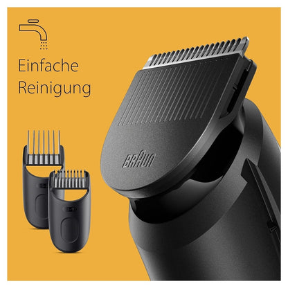 Braun Barttrimmer, Trimmer/Haarschneider Herren, Haarschneidemaschine mit ultrascharf