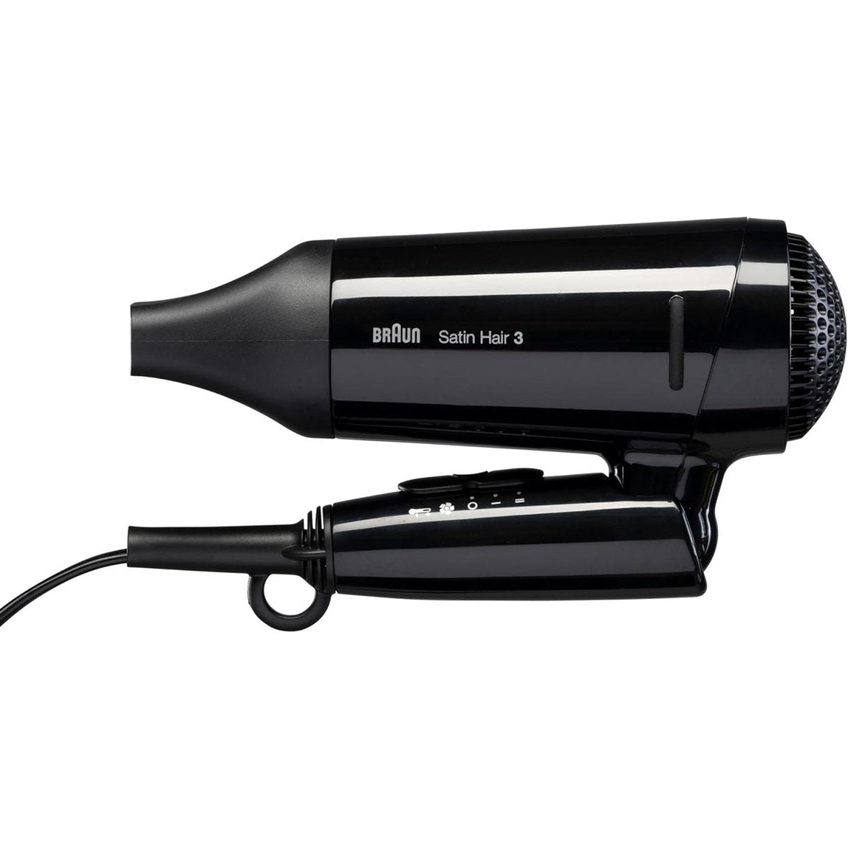 Braun Satin Hair 3 Style&Go Haartrockner, Föhn mit IonTec und Stylingdüse, klappbar