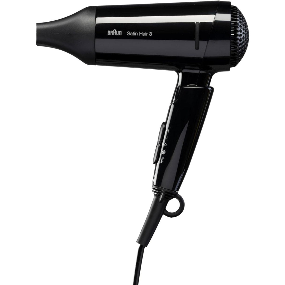 Braun Satin Hair 3 Style&Go Haartrockner, Föhn mit IonTec und Stylingdüse, klappbar