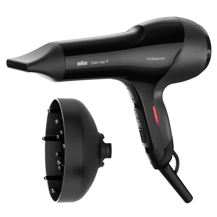 Braun Satin Hair 7 SensoDryer Haartrockner, professioneller Föhn, IonTec und Diffusor