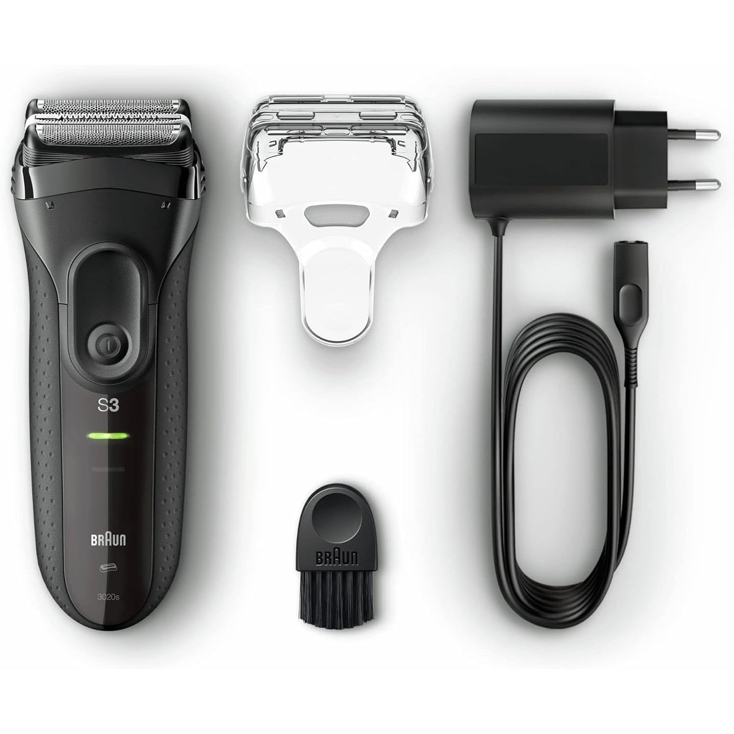 Braun Series 3 ProSkin Rasierer Herren, Elektrorasierer & Trimmer, wiederaufladbar kabellos 45 Min Laufzeit