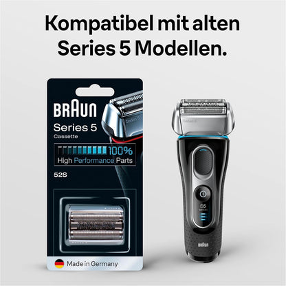 Braun Series 5 ElektrorasiererErsatzscherteil 52S, kompatibel mit Rasierer Herren Series 5 (alte Generation)