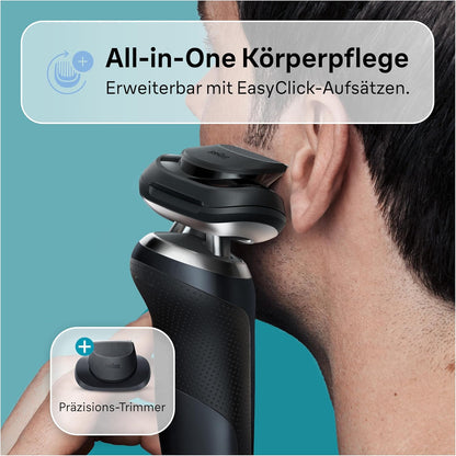 Braun Series 7 Elektrorasierer 360° Flex mit Präzisionstrimmer, Trimmer & Rasierer Herren Elektrisch, Wet & Dry, 71-N1200s