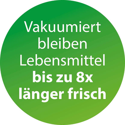 CASO VacuBoxx Eco-Set - 3 Vakuumbehälter aus Borosilikatglas, BPA-Frei, inkl. Vakuumierschlauch & Adapter für alle CASO Vakuumierer