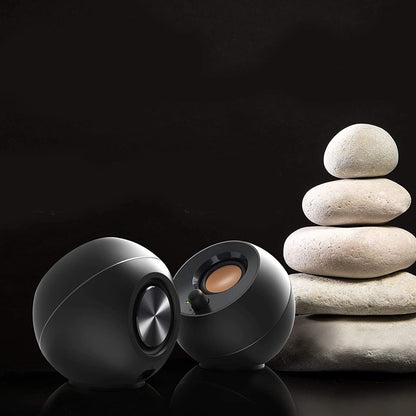 Creative Pebble - 2.0 USB-betriebene Desktop-Lautsprecher Schwarz