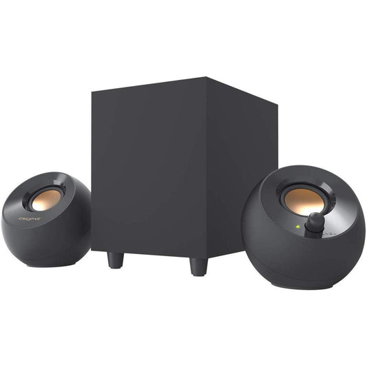 Creative Pebble Plus 2.1 USB-betriebener Desktop-Lautsprecher mit Subwoofer