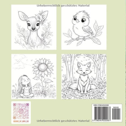 Das Malbuch für kleine Herbstkinder: EIN MALBUCH FÜR KINDER AB 4 JAHREN MIT ÜBER 30 HERBST- UND TIERMOTIVEN