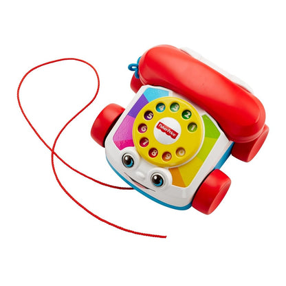 Fisher-Price FGW66 Plappertelefon Motorikspielzeug mit Geräuschen, Babyspielzeug ab 12 Monaten