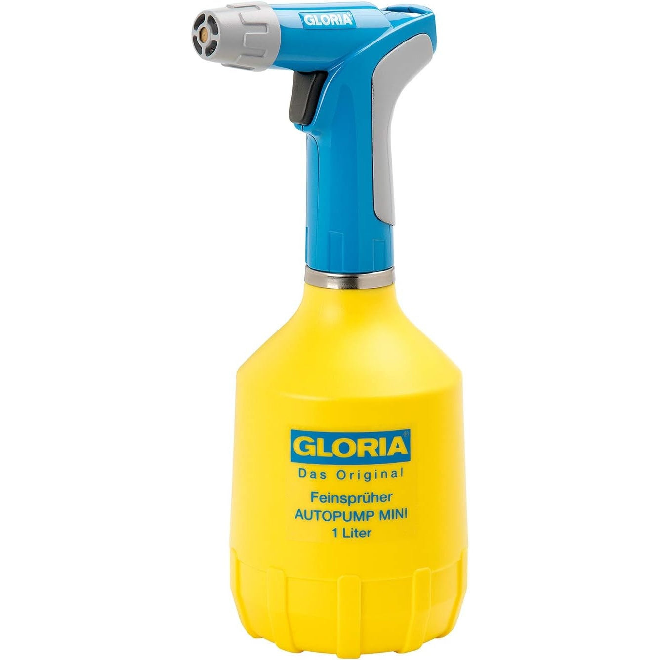 GLORIA Handsprüher AutoPump Mini 1 L Pflanzensprüher Batteriebetrieb Elektrische Sprühflasche