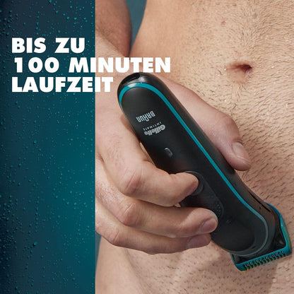 Gillette Intimate Trimmer Herren i5 für den Intimbereich, SkinFirst Intimrasierer Mann wasserdicht, kabellos für Nass- und Trockenanwendung