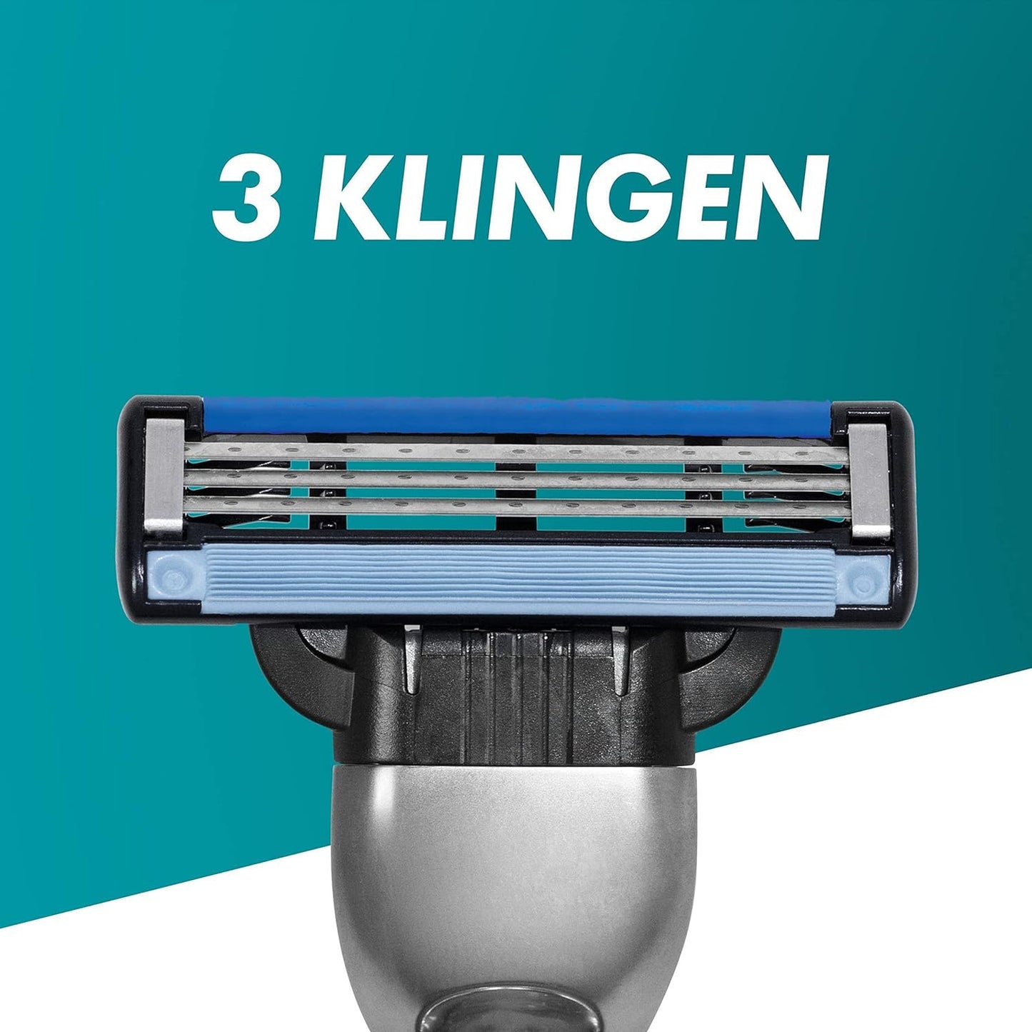 Gillette Mach3 Rasierklingen, 18 Ersatzklingen für Nassrasierer Herren mit 3-fach Klinge