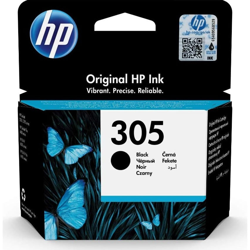 HP 305 6ZD17AE Multipack Original Druckerpatrone, Schwarz und dreifarbig, 1xSchwarz, 1xFarbe