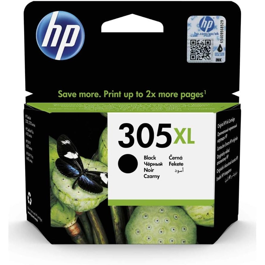 HP 305 6ZD17AE Multipack Original Druckerpatrone, Schwarz und dreifarbig, 1xSchwarz, 1xFarbe