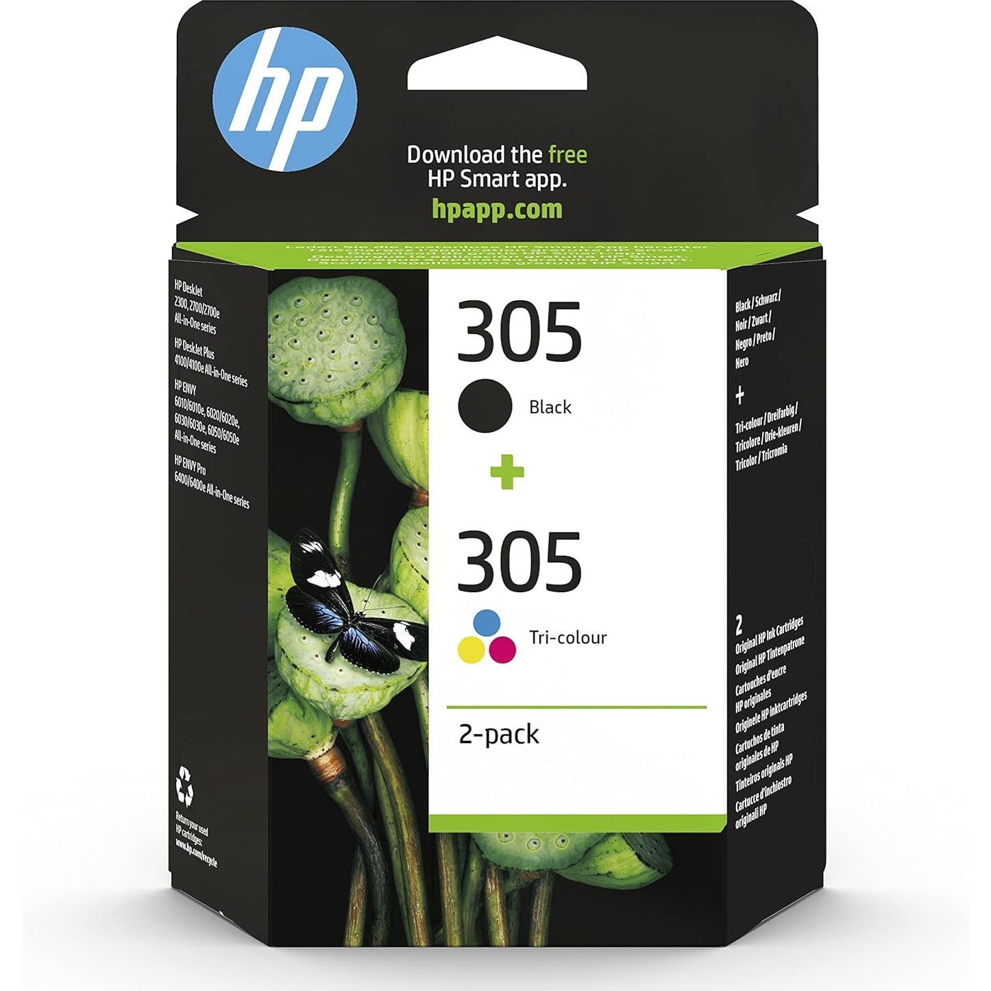 HP 305XL 3YM62AE Original Druckerpatrone Schwarz mit hoher Reichweite für HP DeskJet