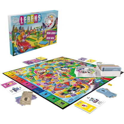 Hasbro Das Spiel des Lebens, Brettspiel für die ganze Familie für 2 – 4 Spieler, für Kinder ab 8 Jahren