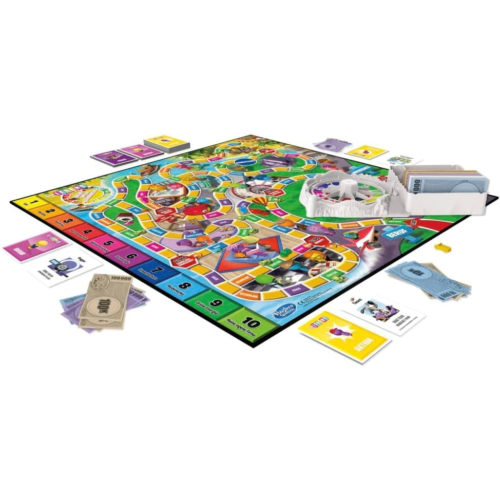 Hasbro Das Spiel des Lebens, Brettspiel für die ganze Familie für 2 – 4 Spieler, für Kinder ab 8 Jahren