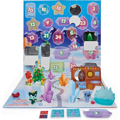 Hatchimals 6044284 CollEGGtibles Crystal Christmas - Adventskalender mit 15 Sammelfiguren und mehr als 24 Überraschungen