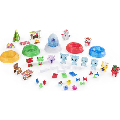 Hatchimals 6044284 CollEGGtibles Crystal Christmas - Adventskalender mit 15 Sammelfiguren und mehr als 24 Überraschungen