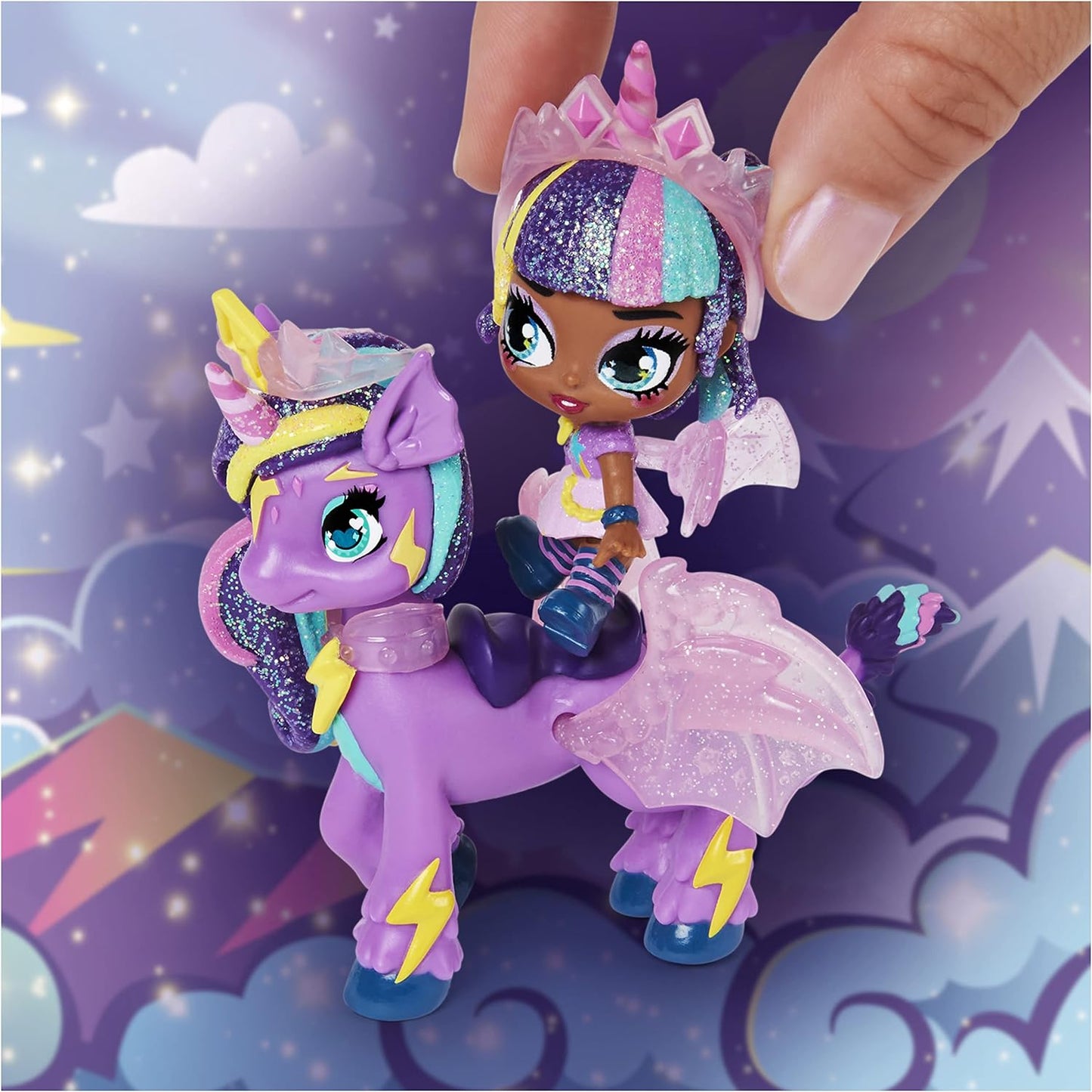 Hatchimals Pixies Riders Moonlight Mia Pixie und Unicornix - Sammelfigur und Fabelwesen