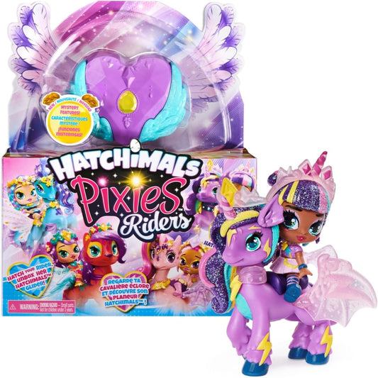 Hatchimals Pixies Riders Moonlight Mia Pixie und Unicornix - Sammelfigur und Fabelwesen