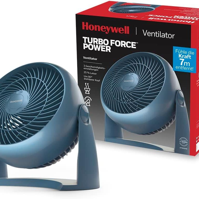 Honeywell TurboForce Turbo-Ventilator Geräuscharme Kühlung, verstellbarer Neigungswinkel