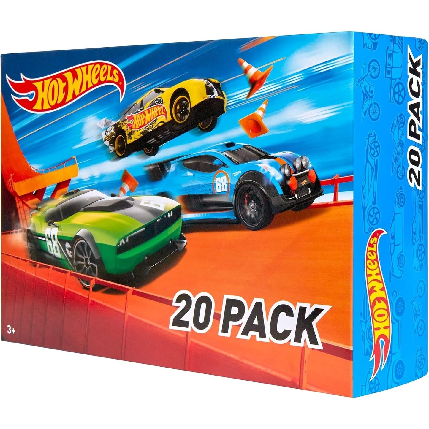 Hot Wheels DXY59 20er Pack 1:64 Die-Cast Fahrzeuge Geschenkset, je 20 Spielzeugautos