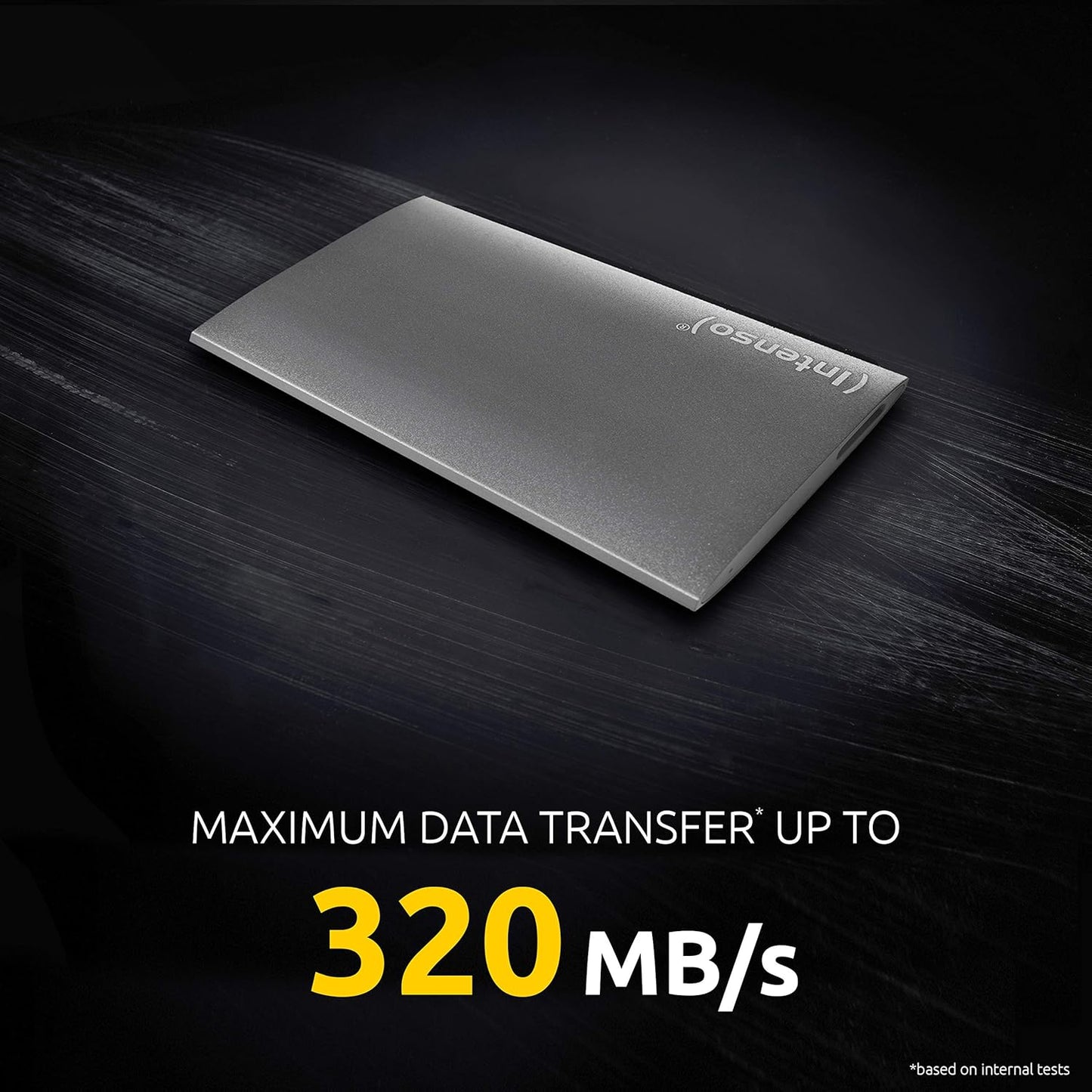 Intenso 3823440 Premium Portable 256GB Externe SSD Festplatte (USB 3.0. Aluminium) anthrazit