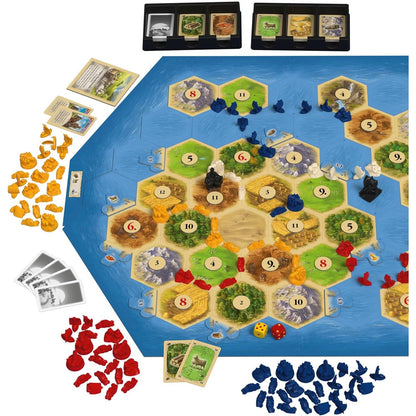 KOSMOS 682705 CATAN Seefahrer, Erweiterung zu CATAN - Das Spiel, Brettspiel für 3-4 Personen